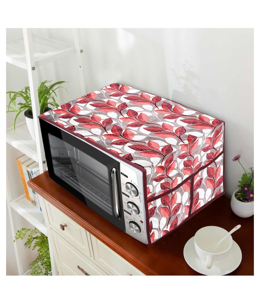     			E-Retailer Single Polyester Pink Microwave Oven Cover - 26-28L