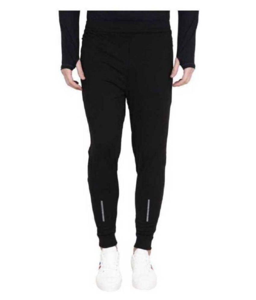 lycra solid track pants