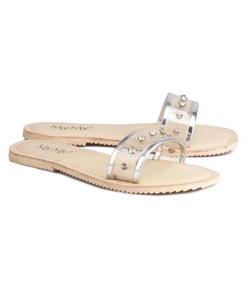 silver flats 9.5