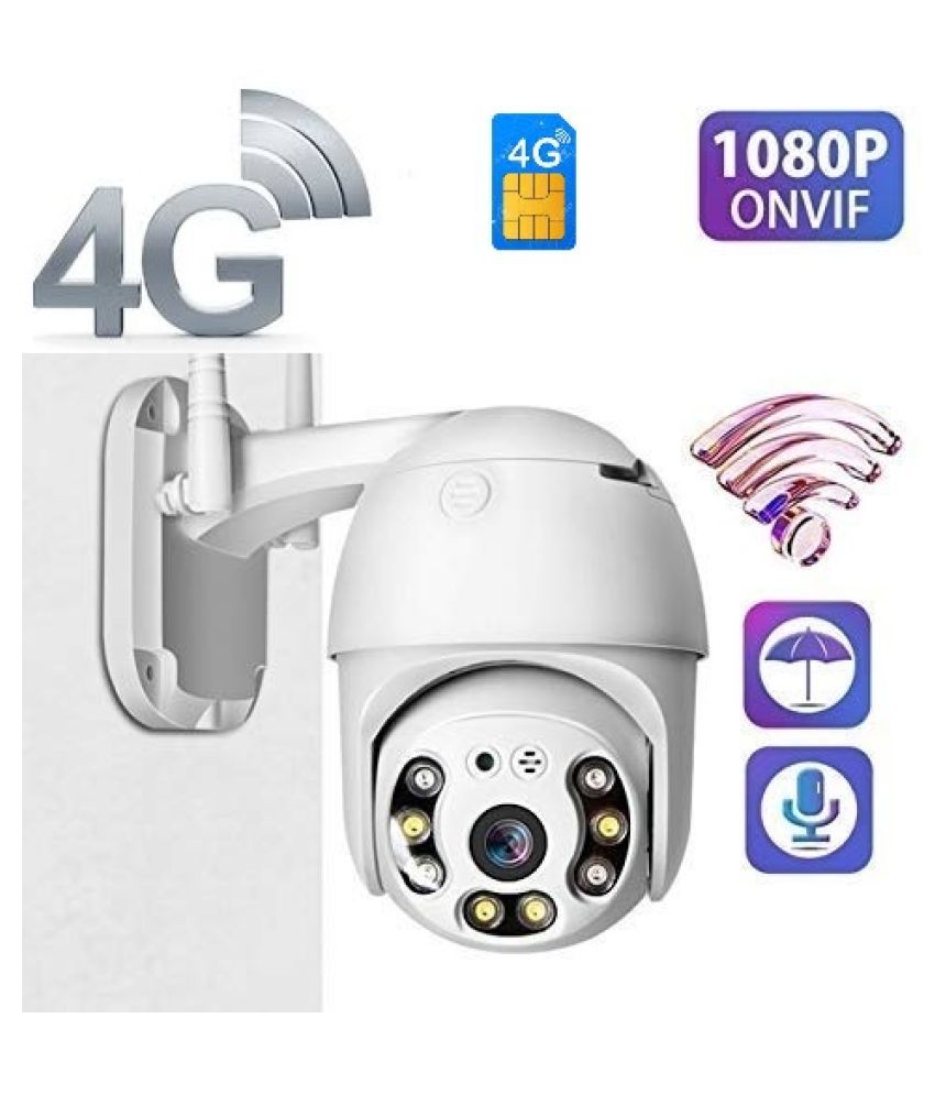 Auctus 4g 1080p Color Night Vision Ptz 2 Mp Cctv Camera Connect To Other Wifi Camera Laptop Mobile Surveillance Kit Price In India Buy Auctus 4g 1080p Color Night Vision