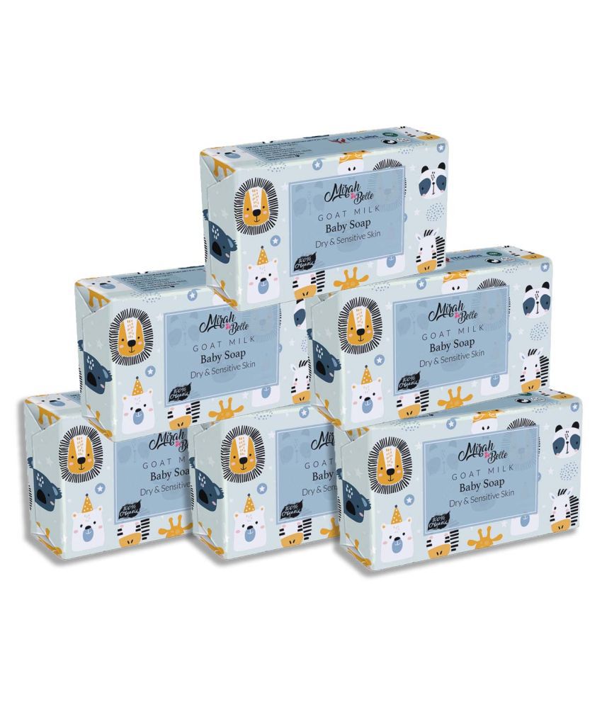     			Mirah Belle Organic Goat Milk Baby Soap 125 g Pack of 6