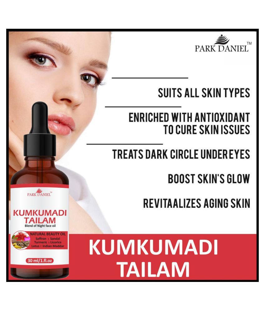 Park Daniel Kumkumadi Night Face oil For Skin Lightening & Brigtening