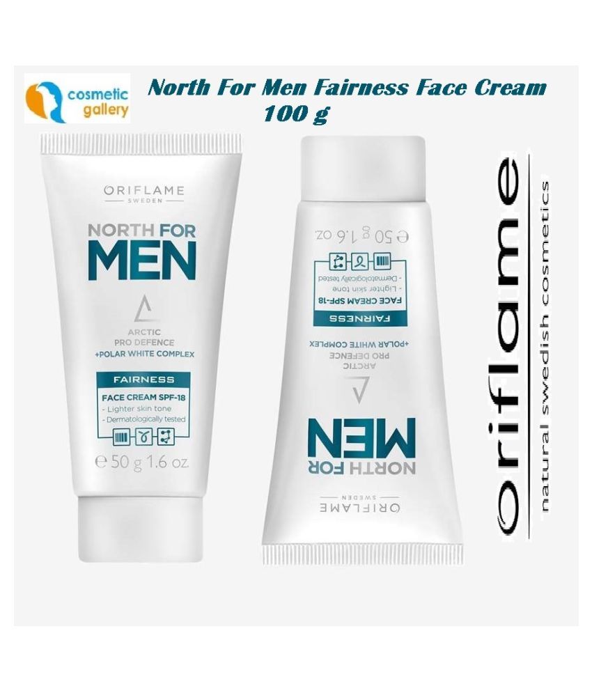 north for men fairness face cream
