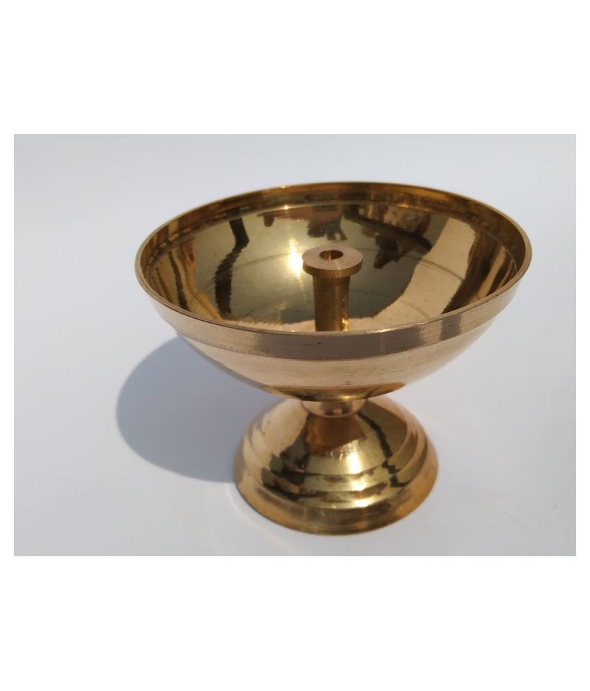 Golden brass Akhand jot: Buy Golden brass Akhand jot at Best Price in ...