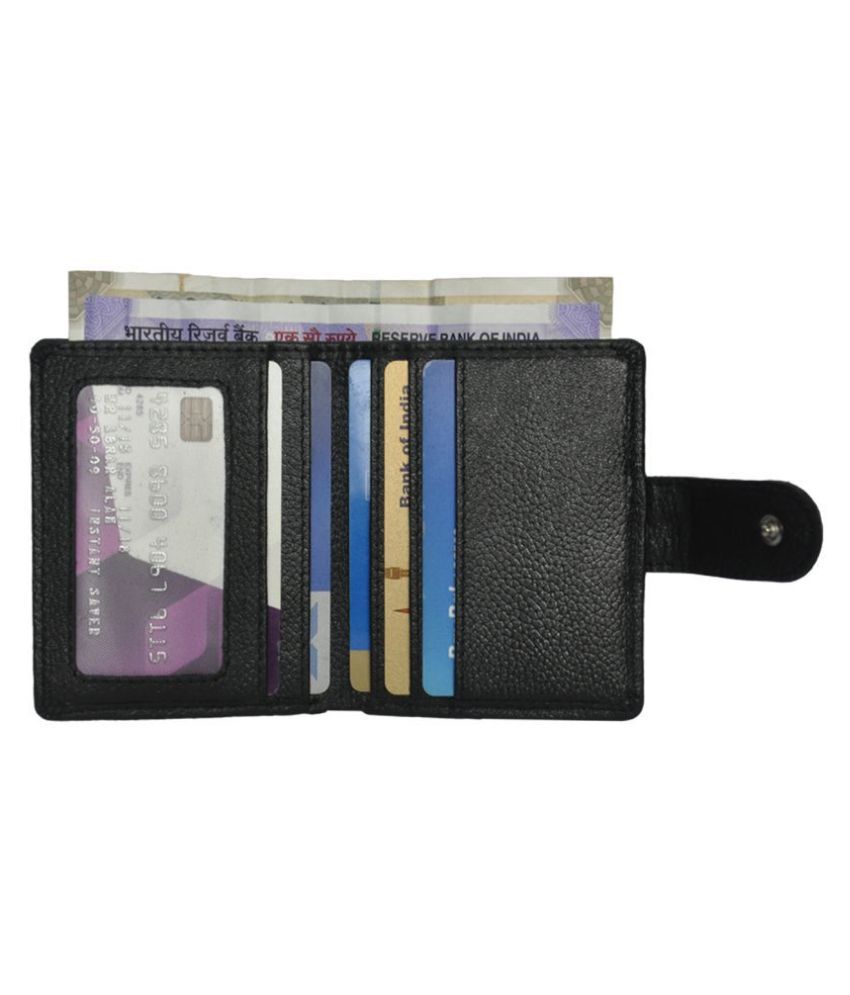     			RFID Protected Genuine Leather Credit Card Holder
