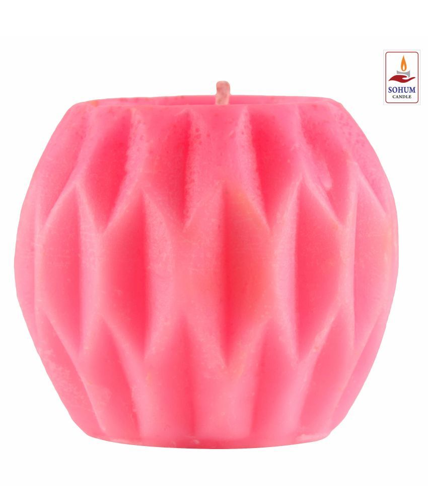 SOHUM CANDLE Pink Wax Tea Light Pack of 2 Buy SOHUM CANDLE Pink Wax Tea Light Pack of 2 at
