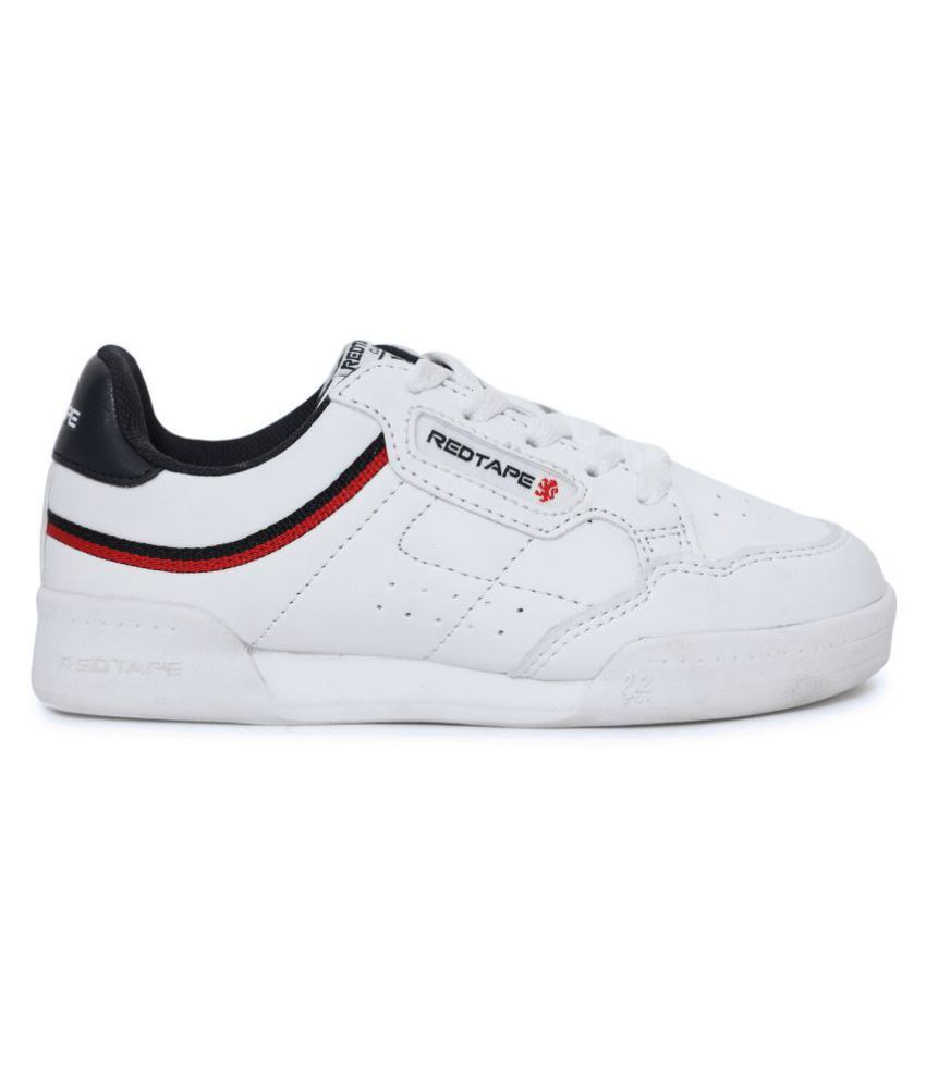red tape white sneakers