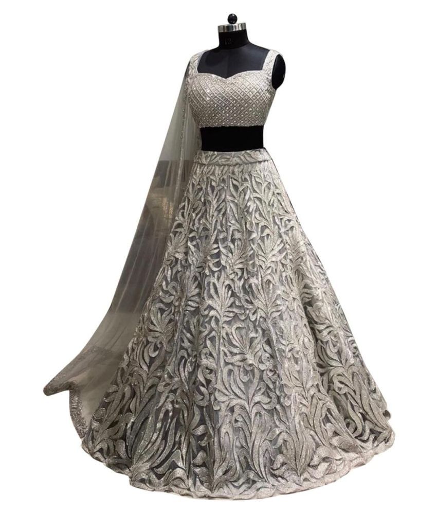 white chaniya choli