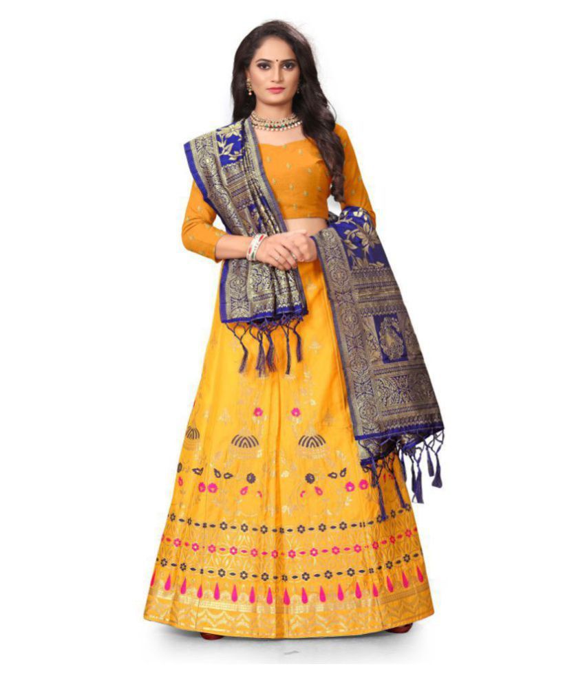 chaniya choli odhani style
