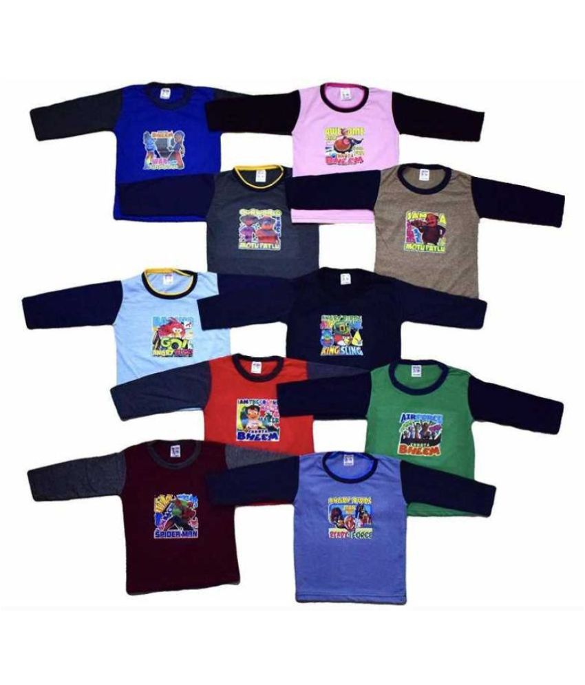     			Baby boy cotton t-shirt (pack of 10)