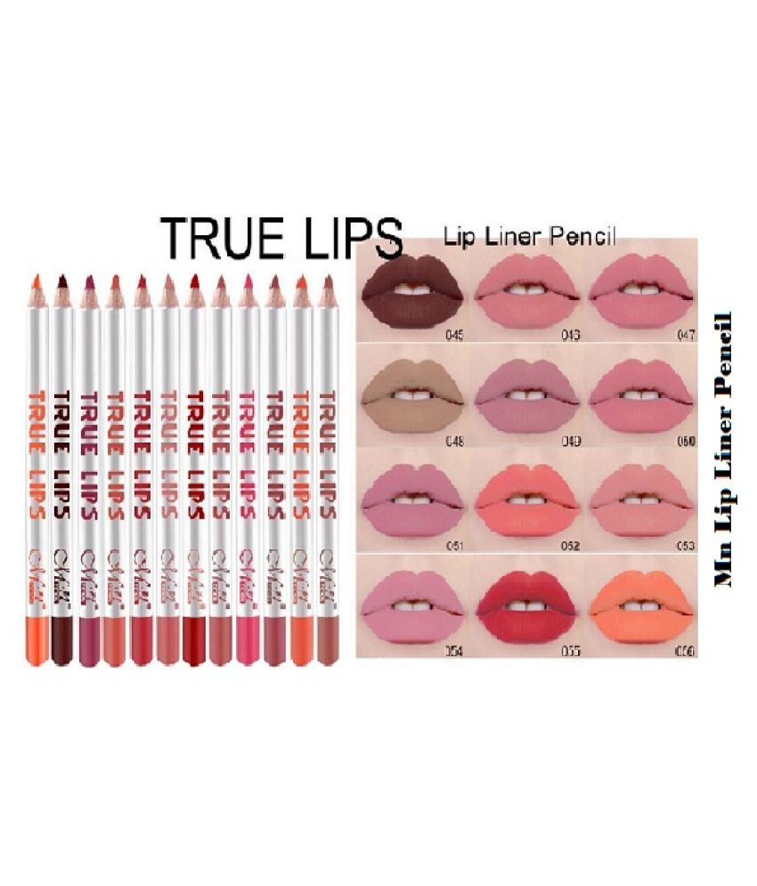 MN True lip liner MN lip liner Pencil Lip Liner Pencil Multi 48 Buy MN True lip liner MN lip