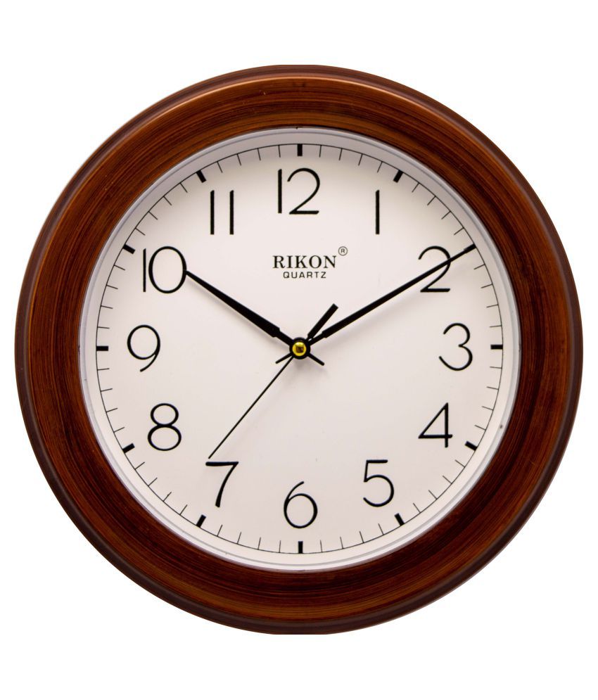 RIKON Circular Analog Wall Clock ( 26 x 26 cm ) Buy RIKON Circular