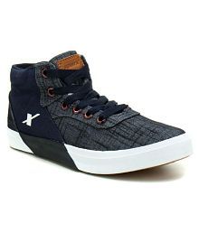 sparx black casual shoes