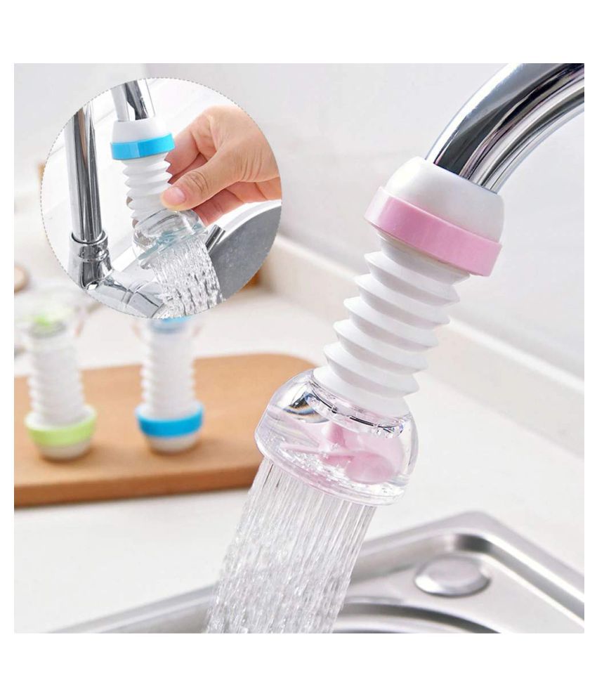     			Adjustable Kitchen Splash Shower Faucet Sprinkler Head Nozzle Bathroom Tap Water-Saving Faucet Regulator Shower