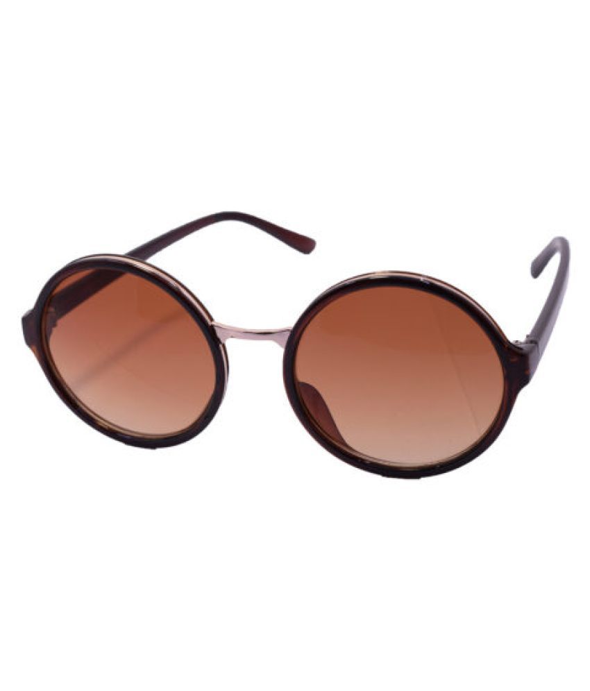 Elysianmart Brown Round Sunglasses ( EM060020501 ) Buy