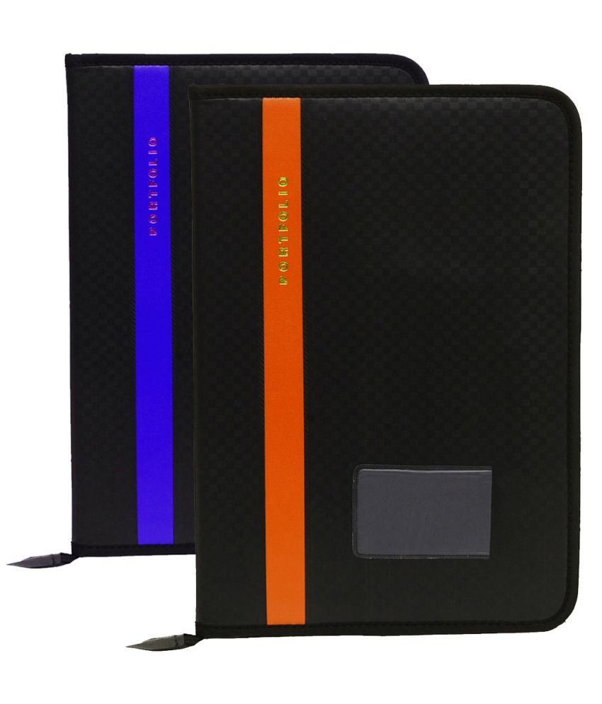 Kopila PORTFOLIO File Folder,Faux Leather Professional Look, 20 leafs