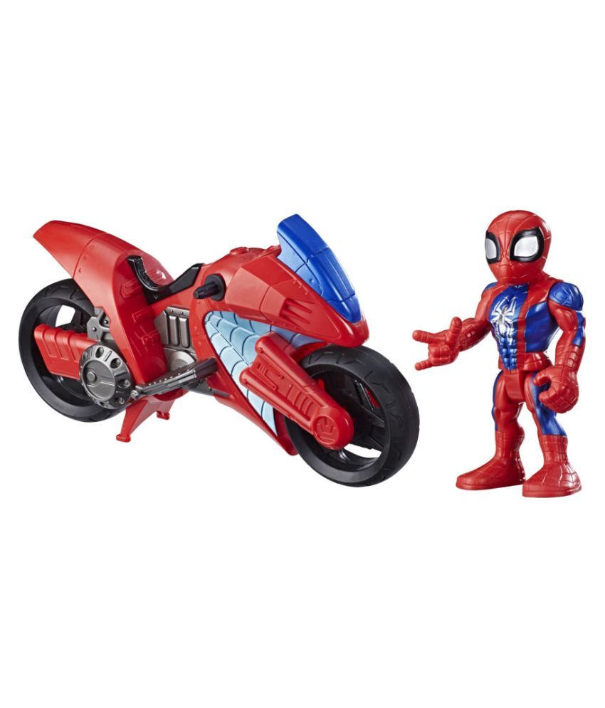 toy spiderman motorcycle