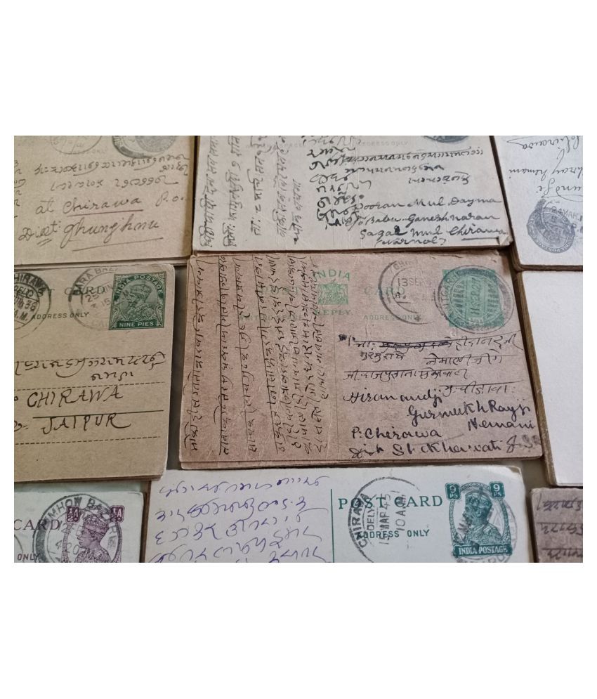     			MANMAI - POSTAL HISTORY / COVERS LOT 100 Postcards