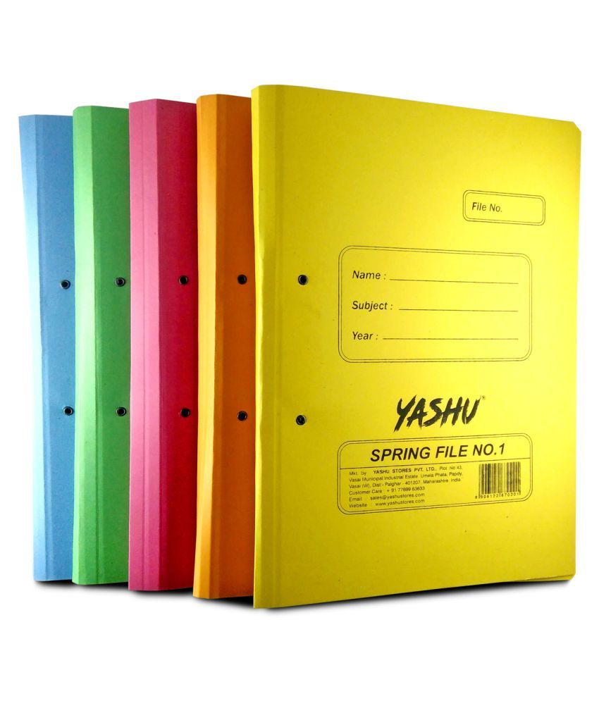 SPRING FILE NO.1 PACK OF 5 Buy Online at Best Price in India Snapdeal