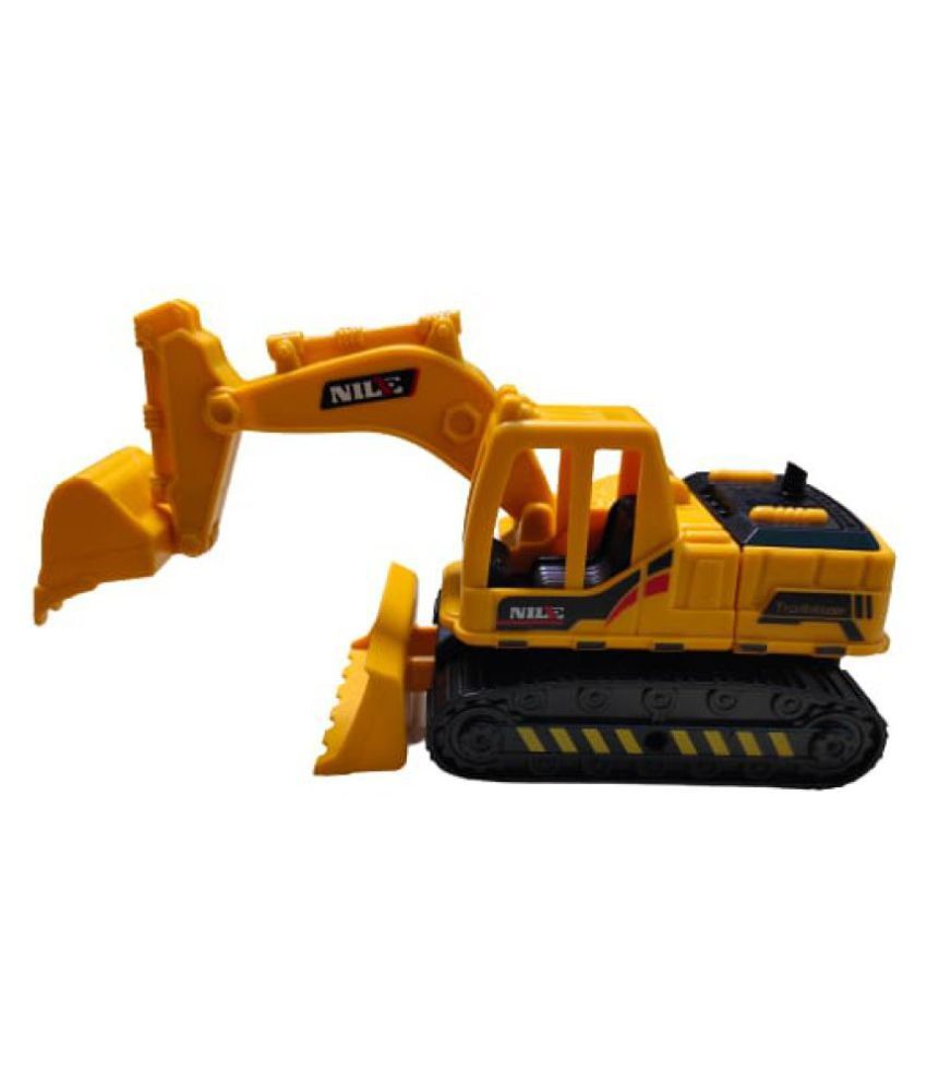 JCB Toy Construction Vehicles for Kids Pretend Play Toy Trucks Play Set ...