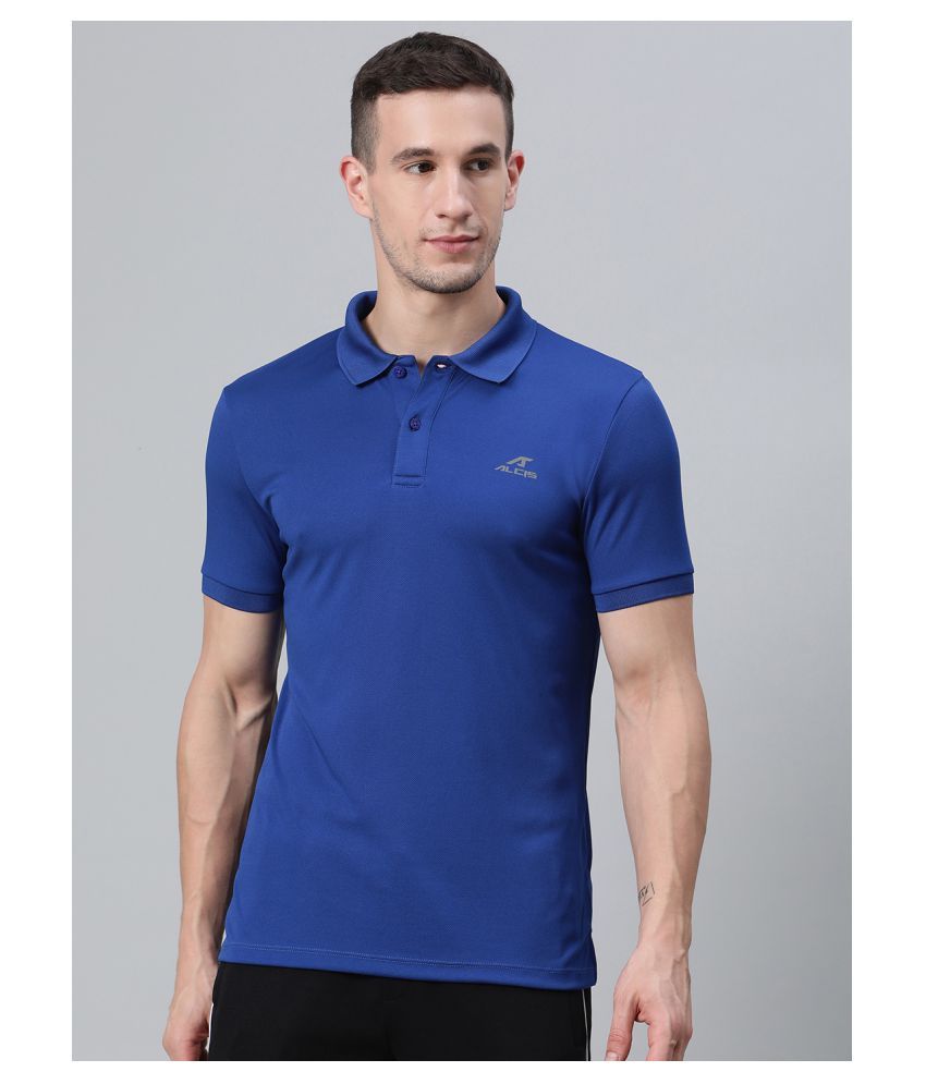     			Alcis - Blue Polyester Regular Fit Men's Sports Polo T-Shirt ( Pack of 1 )