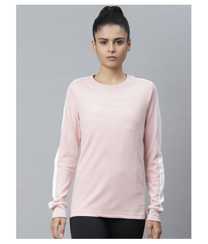     			Alcis - Pink Polyester Women's Sweatshirt