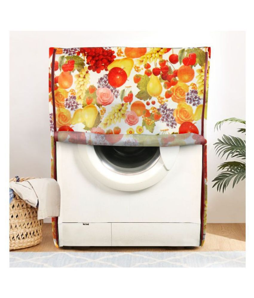     			E-Retailer Single PVC Multi Washing Machine Cover for Universal 7 kg Front Load
