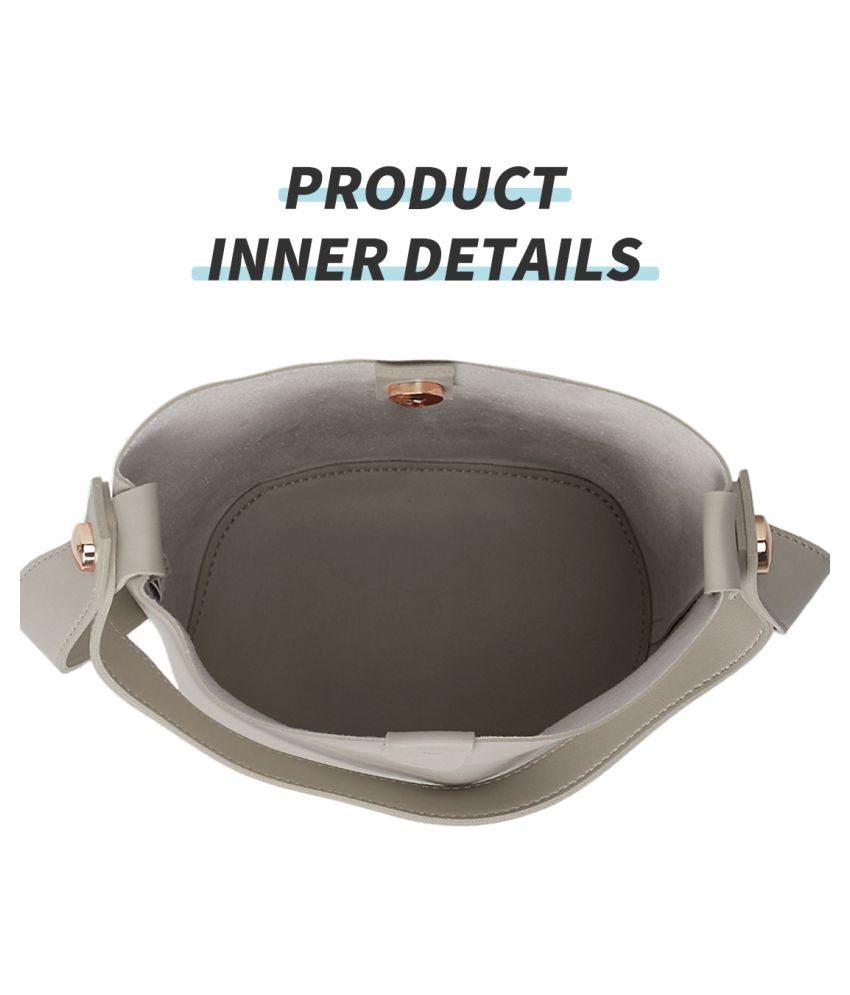 Miniso Gray Polyster Sling Bag Buy Miniso Gray Polyster Sling Bag