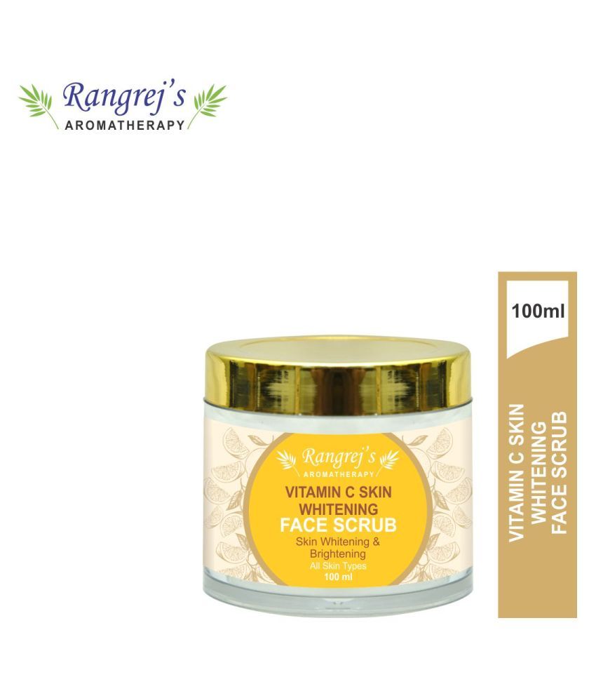 Rangrej's Aromatherapy Vitamin C Skin Whitening Face Scrub for Radiant