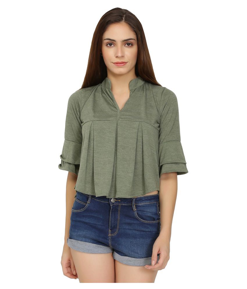     			Chimpaaanzee Viscose Boxy - Green