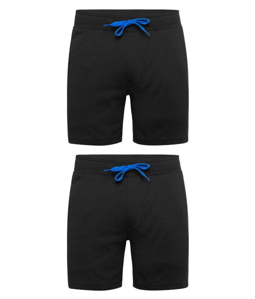 Jockey Athleisure Black Boys Shorts - Pack of 2 (AB12) - Buy Jockey ...