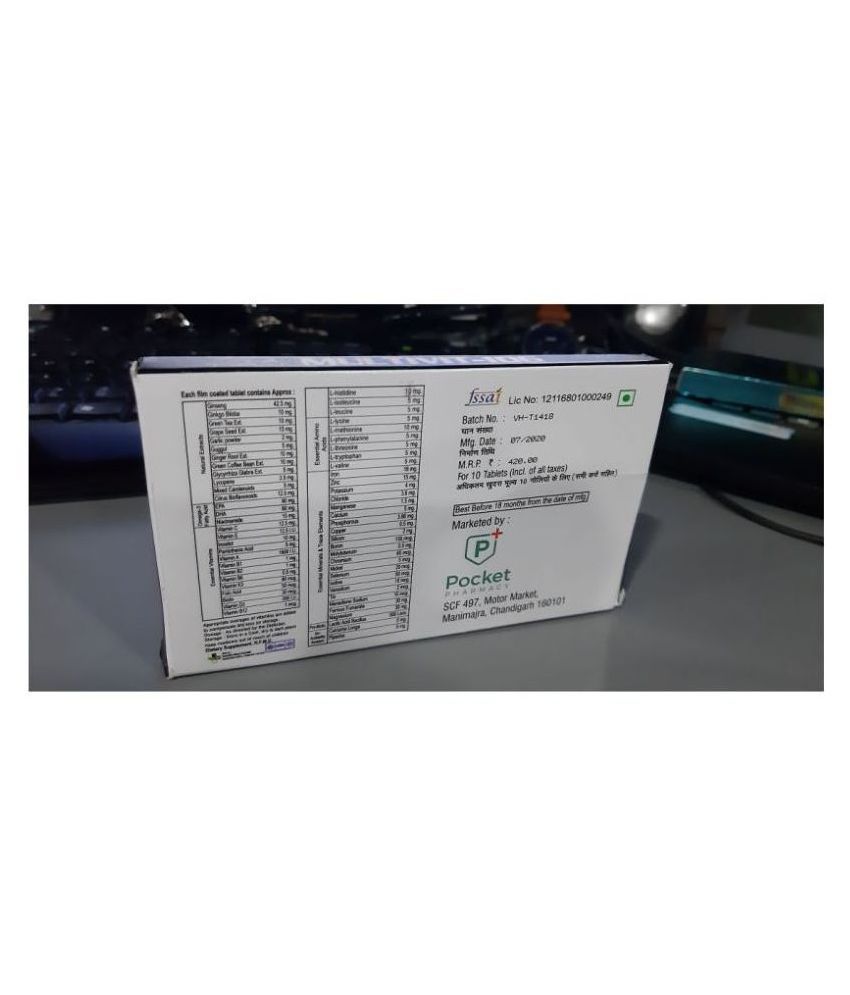 Pocket Pharmacy 5 Strip Combo Multivit10G 5 mg Multivitamins Capsule