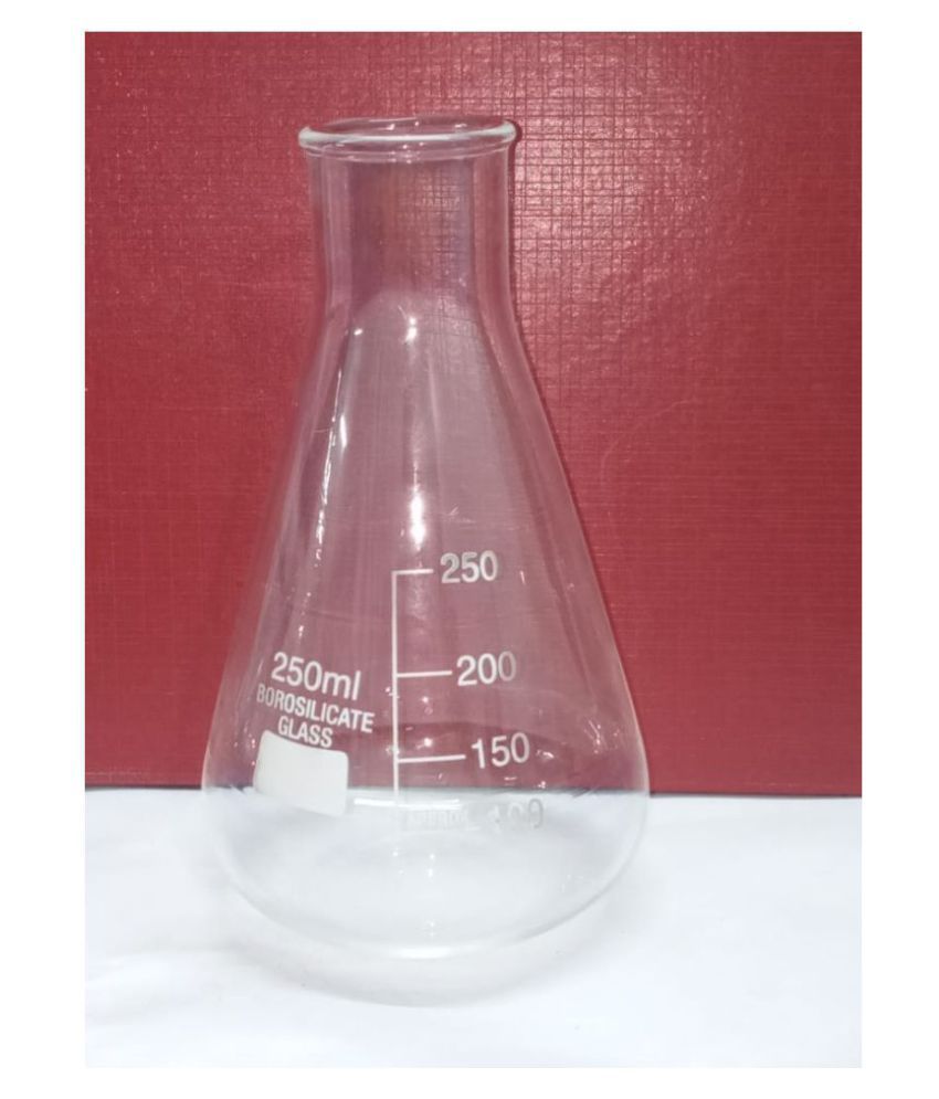     			Borosilicate Glass Narrow Mouth Conical Flask  250ML