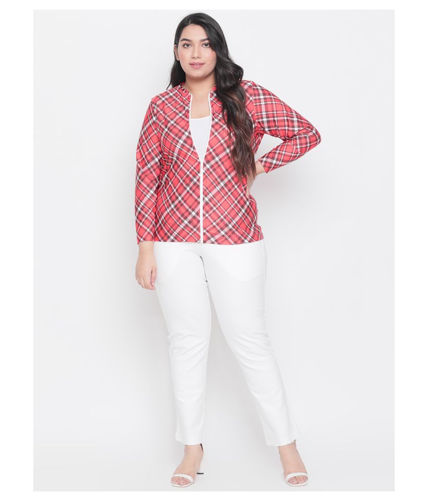 Amydus Polyester Blend Red Jackets
