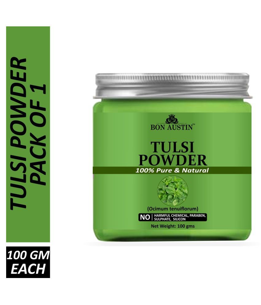 Bon Austin Tulsi Powder Face Face Pack Masks 100 gm Pack of 2
