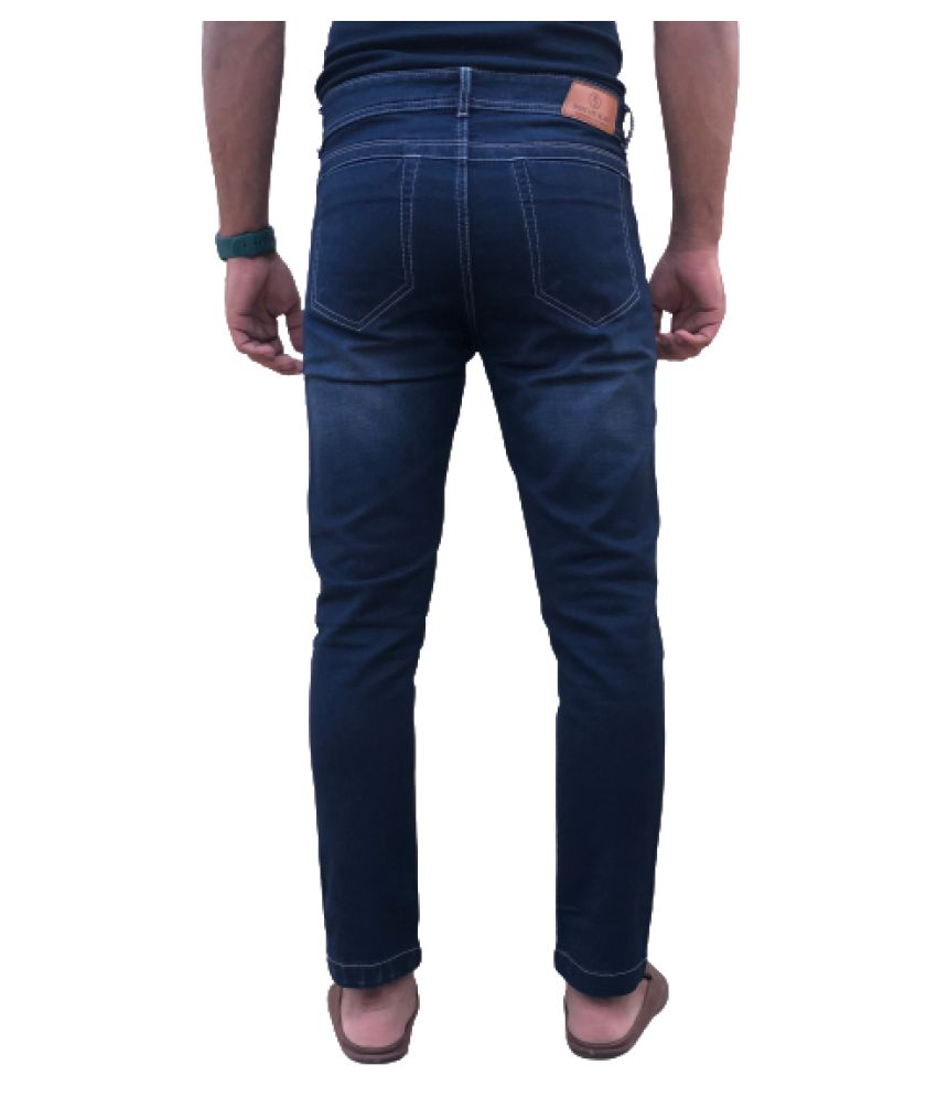 blue regular fit jeans