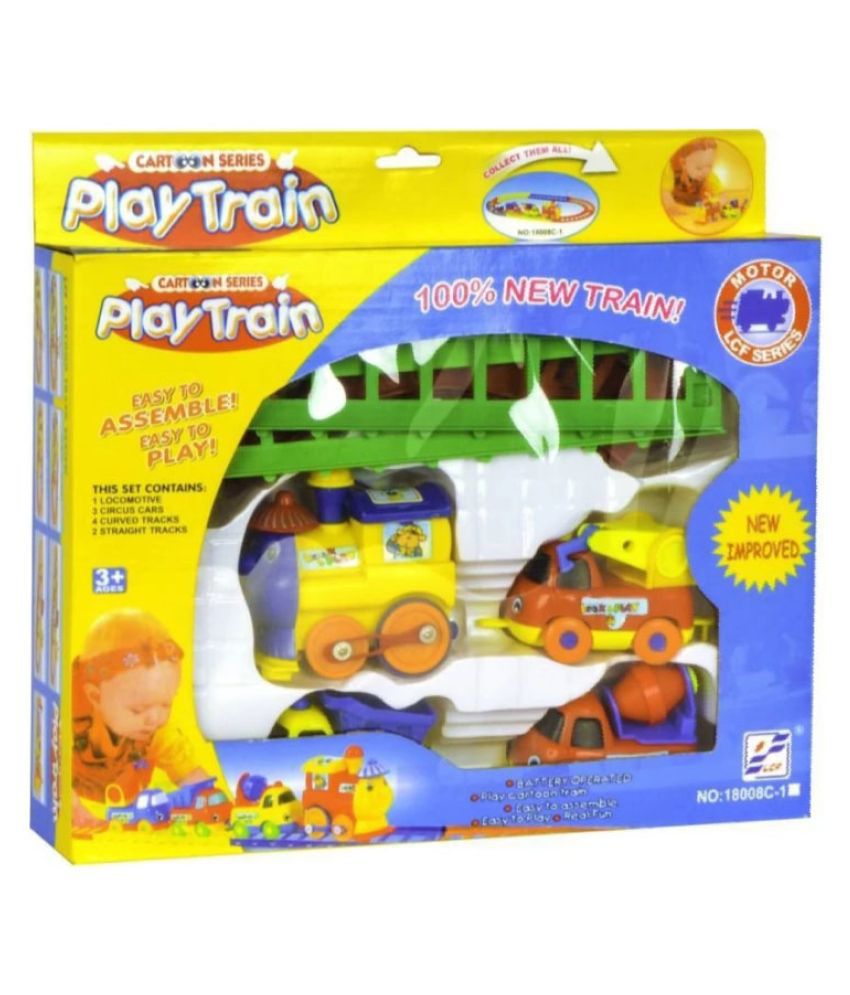 Play On Toys™ | Battery Operated Cartoon Series Play Train Toy for Kids  with Track