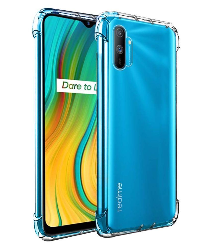     			Realme C3 Shock Proof Case Kosher Traders - Transparent Premium Transparent Case