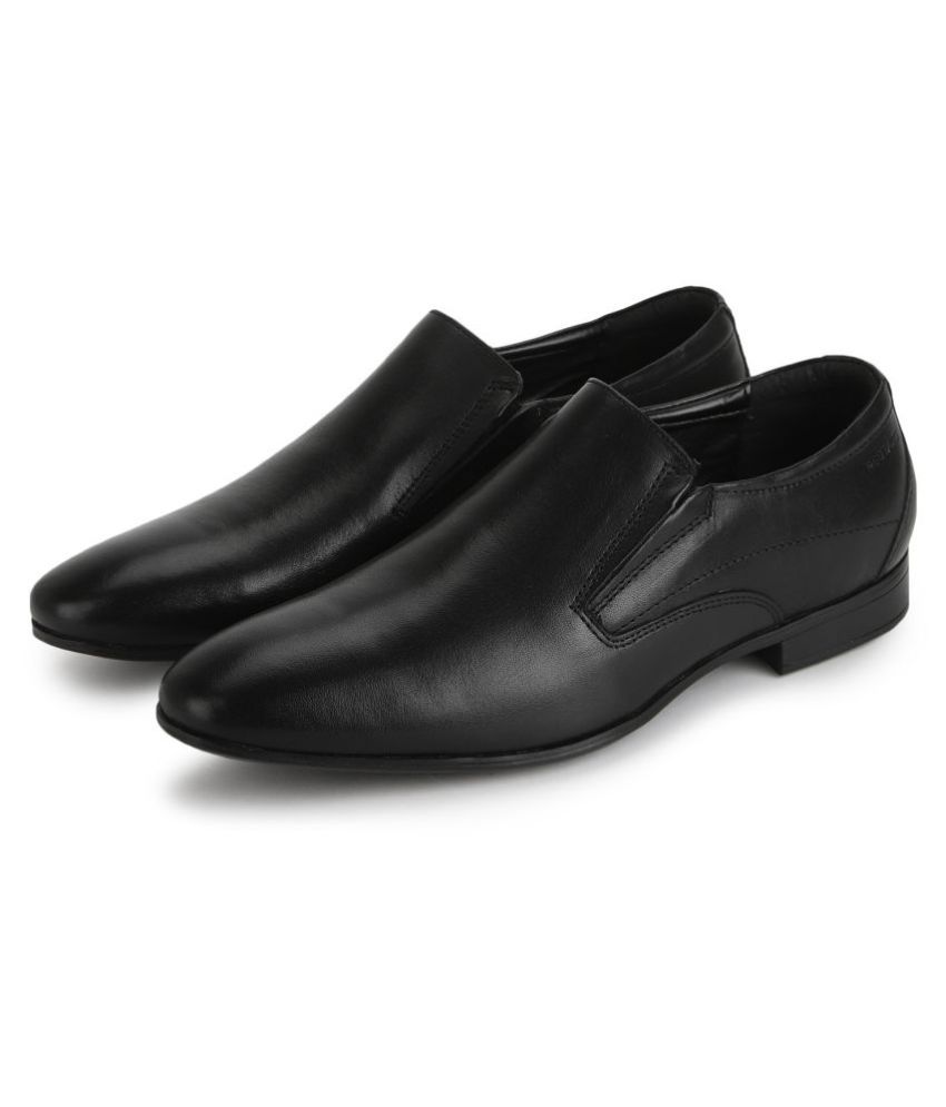 red tape genuine leather slip on shoes