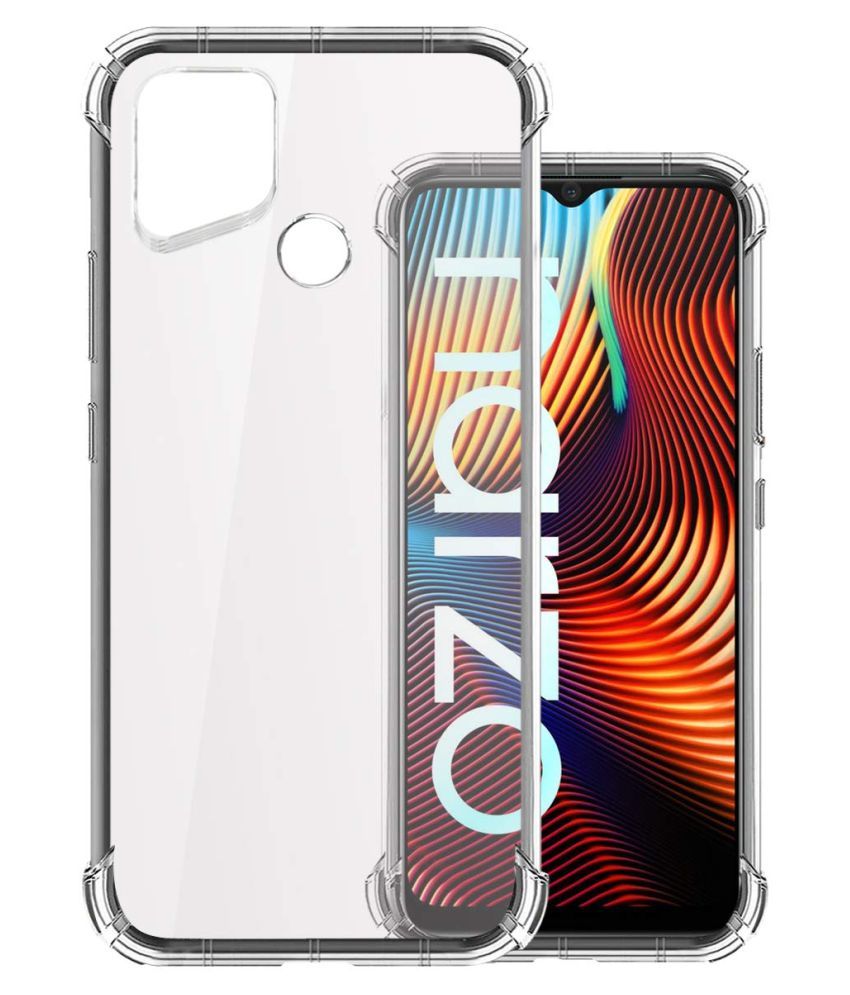     			Realme Narzo 20 Shock Proof Case KOVADO - Transparent Premium Transparent Case