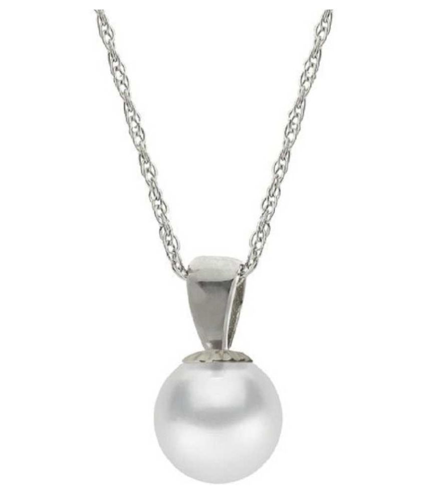 silver pearl locket