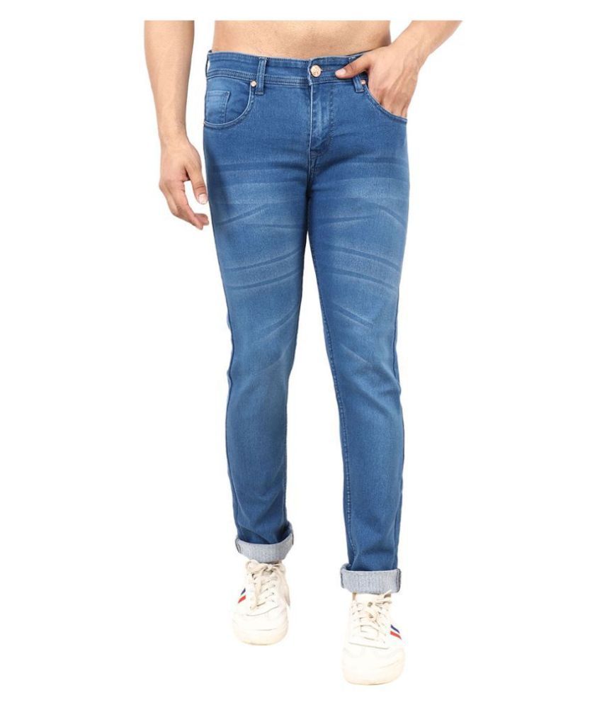 PRJ IN STYLE Blue Slim Jeans - Buy PRJ IN STYLE Blue Slim Jeans Online ...