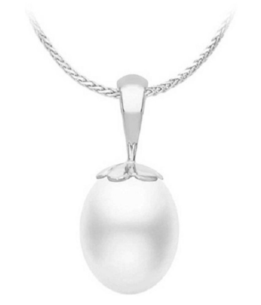 9.5 Carat White Pearl moti Pendant with 