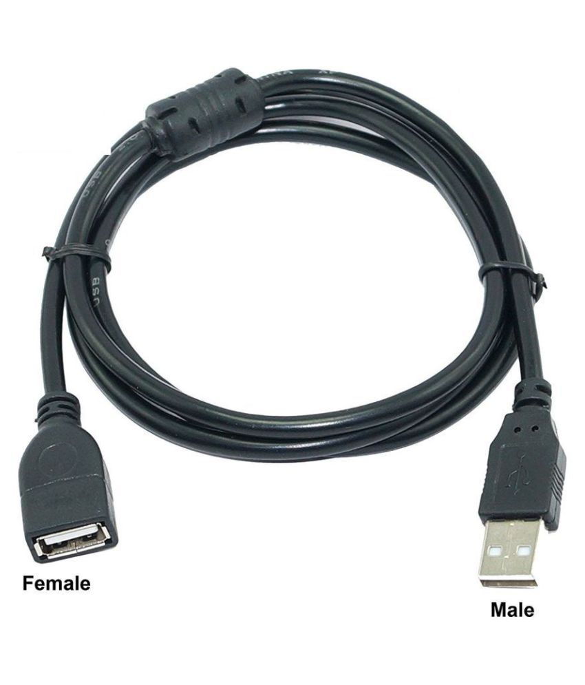     			Upix 3m USB Extension , M to F Cable, Supports LCD/LED USB Ports - White