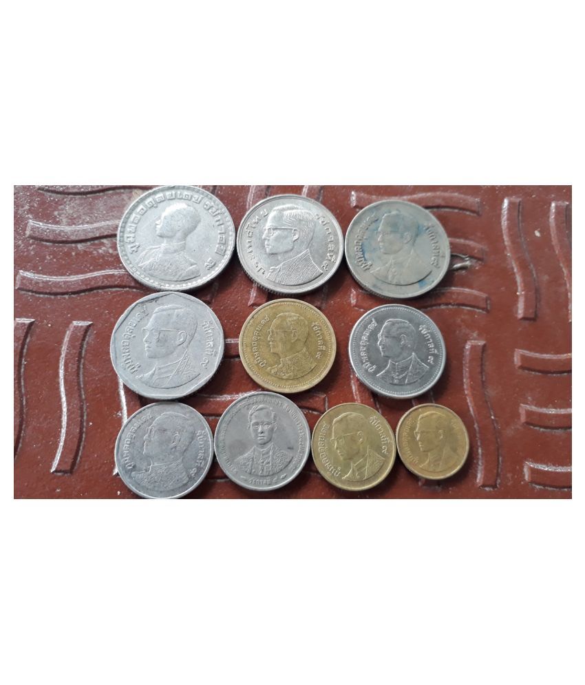 10 ALL DIFFERRENT PIECES SET THAILAND