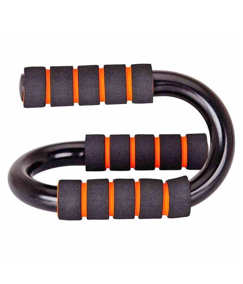 Fitness Push Up Bars Strong Pushup Stands SShape NonSlip Comfort Foam