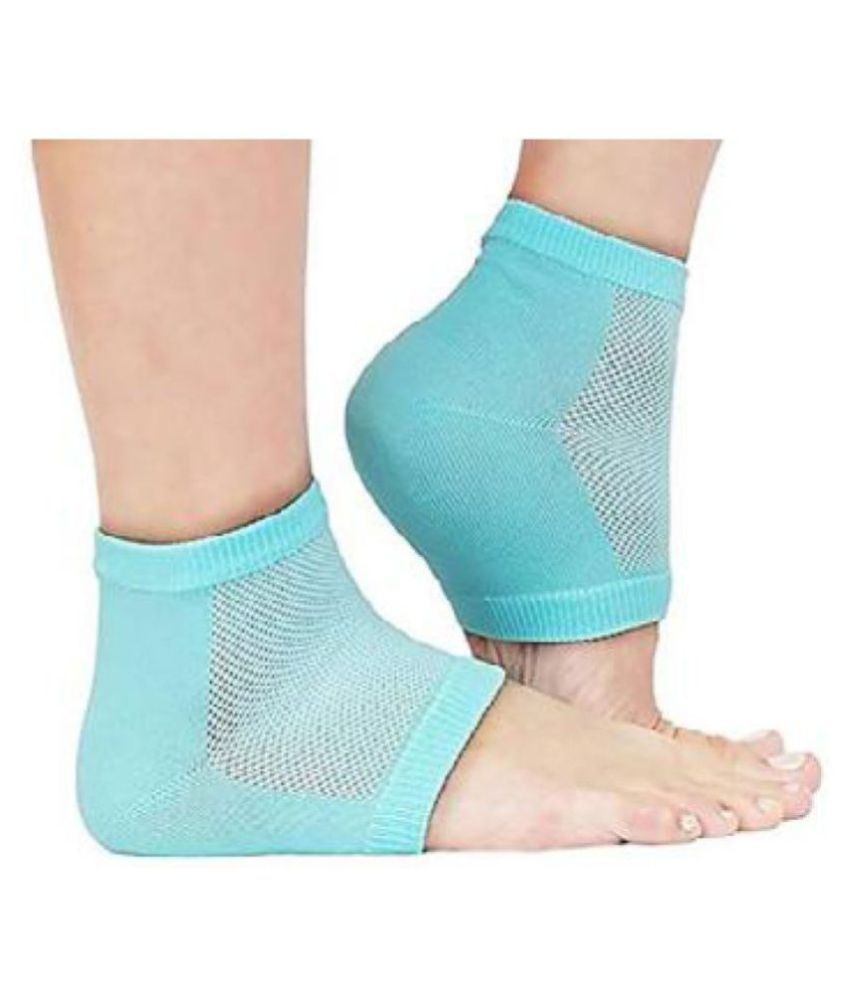     			Hi-Lee Heel Pain Relief Silicone Gel Heel Socks | Heel Protector Socks For Men And Women