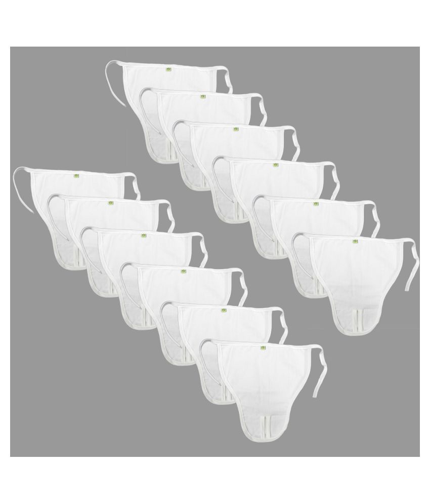 Srim Cotton Nappy with Double Layer Fabric Langot for New Born 12