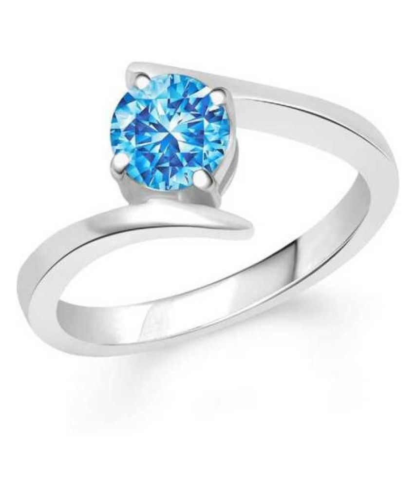 7 carat only topaz Ring with Natural topaz & Lab Certified Silver topaz ...