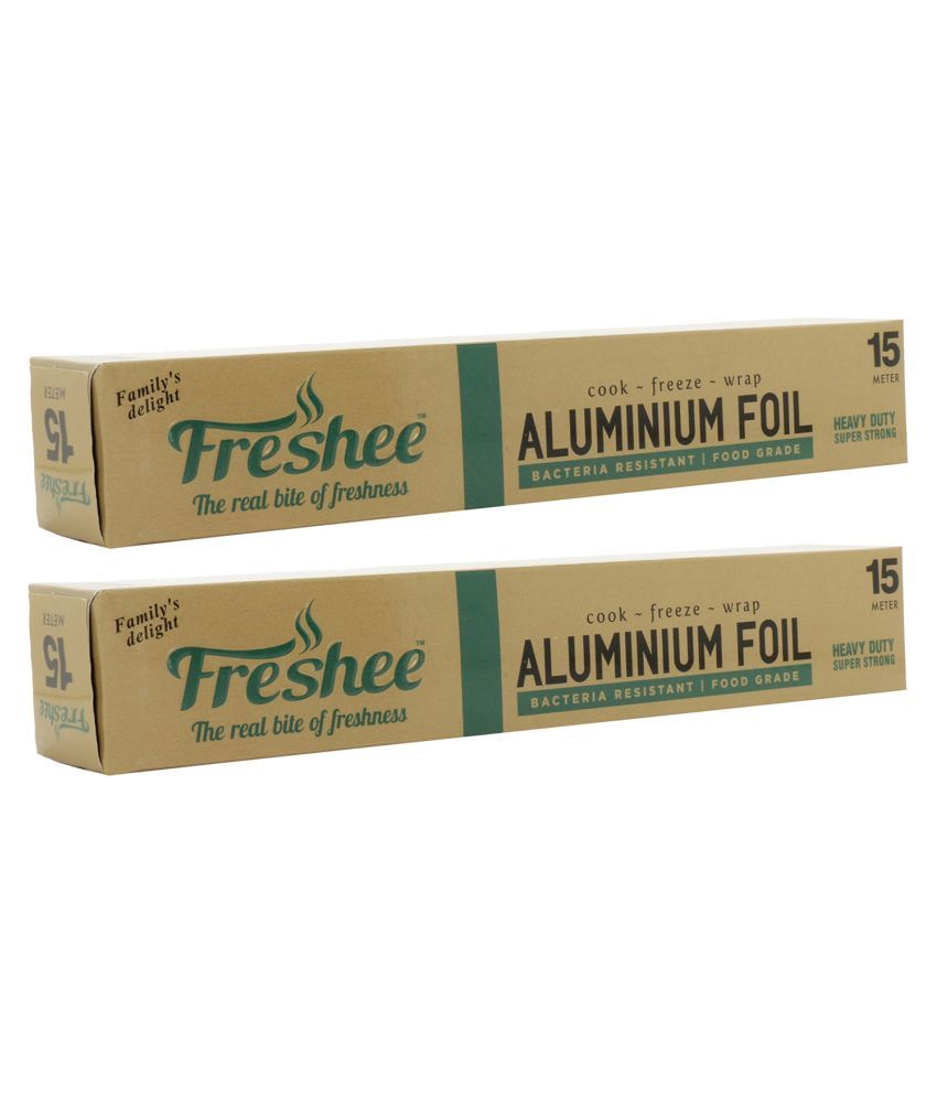     			Freshee 15m Aluminium Foil Paper Pack of 2